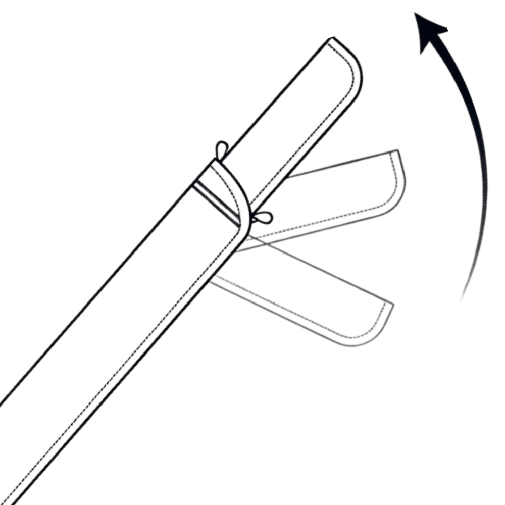 Mojo Expandable Twin Rods Bag 165cm-185cm